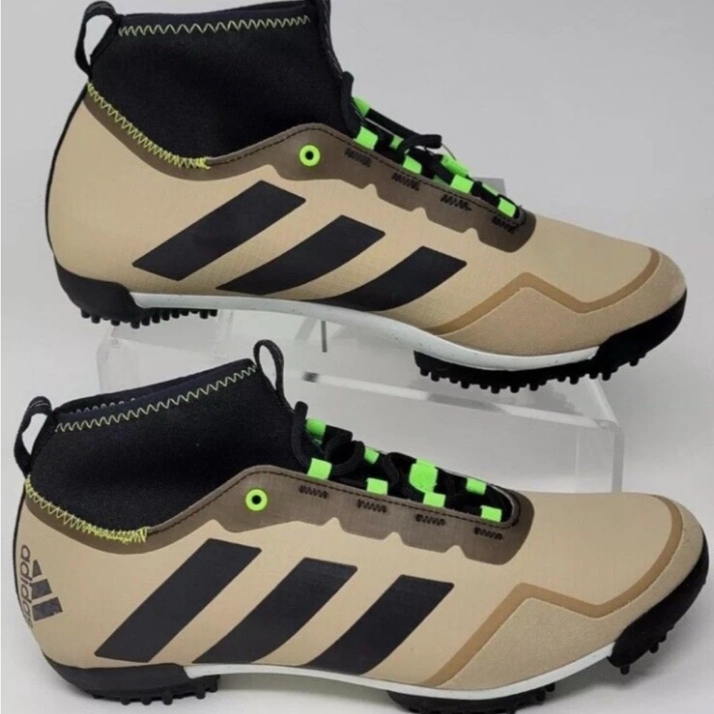 Adidas Cycling 'The Gravel Shoe' Beige/Black GX1664 Mens Size 12 - Women's 13.5